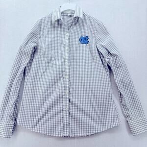 University of North Carolina Tar Heels Women’s  Long Sleeve Button Down Shirt S